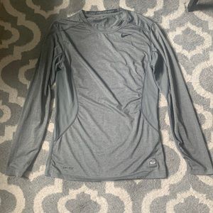 Pro combat Nike Dri-fit long sleeve active year fitted t-shirt